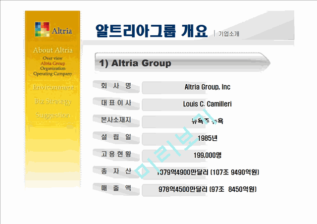 [기업경영전략]Altria Group 마케팅 분석   (3 )